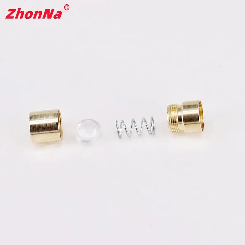 6X9mm 5.6mm Laser Diode Housing CaseShell Spring with Metal 200nm-1100nm  Collimating Lens DIY for LD Module Brass Material 1pcs