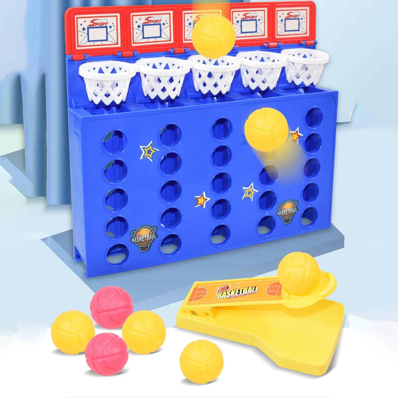 لعبة الكرة النطاطة لسطح المكتب 4 في صف واحد لتجمعات الحفلات للأطفال