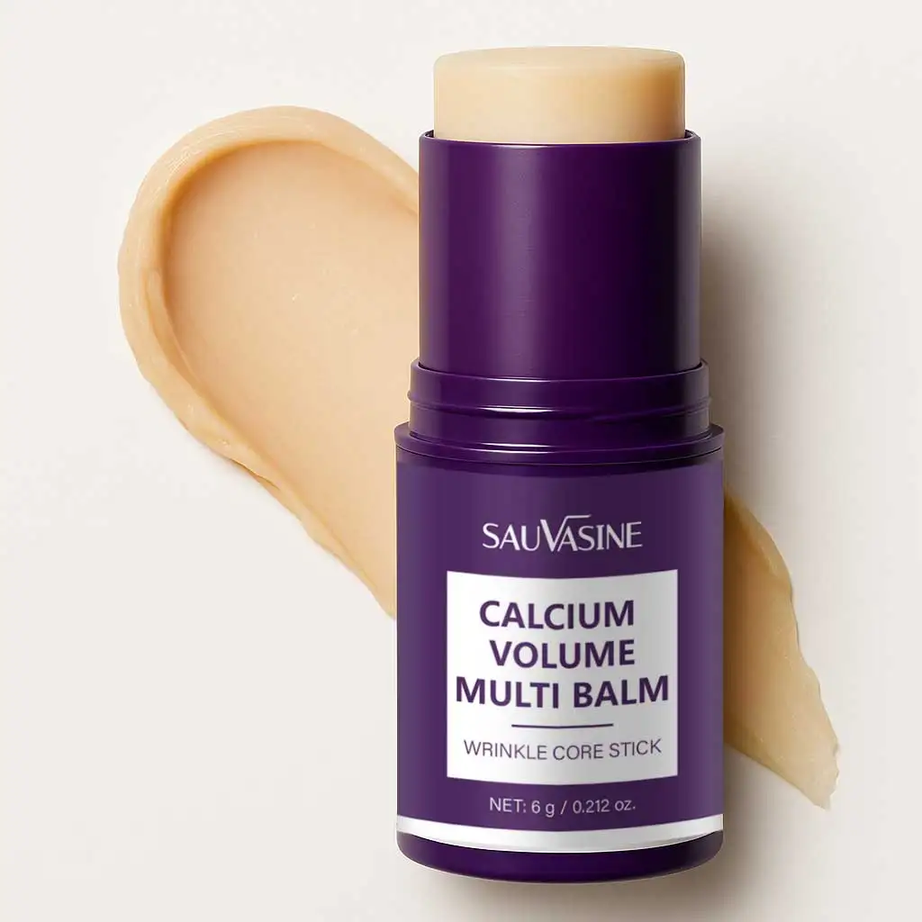 Calciumvolumen-Multi-Balsam zur Glättung feiner Linien, strafft und strafft den Augenhautstab für Unisex, hellt die Haut auf und spendet Feuchtigkeit – Detail 8