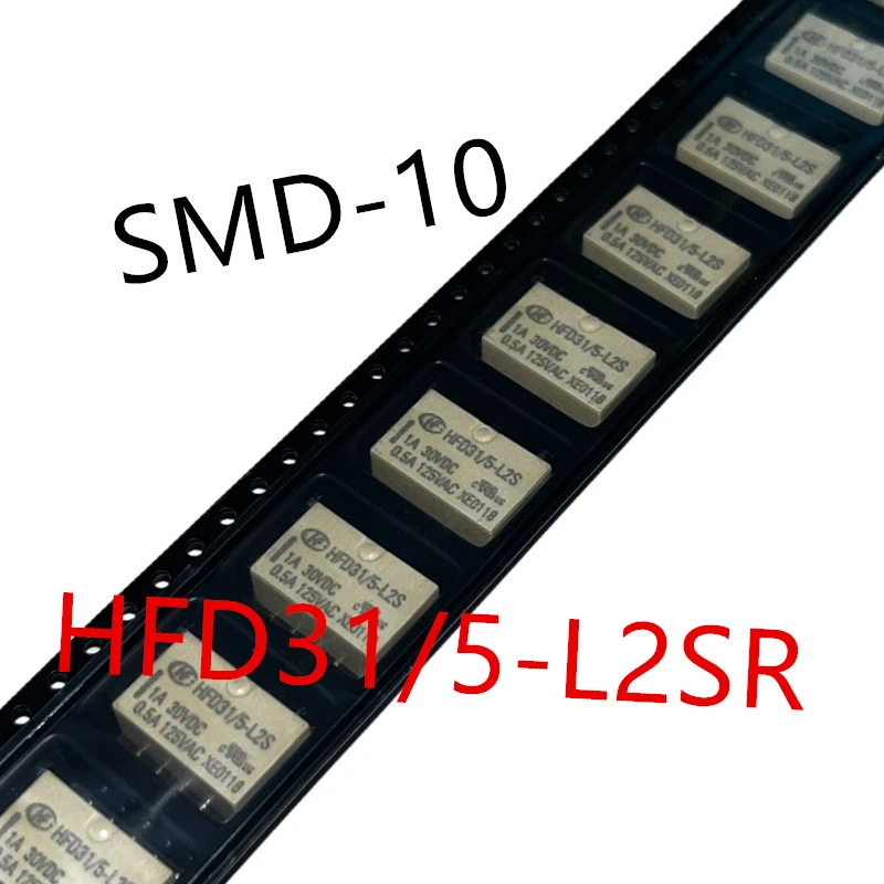10piece  HFD31/12-L2S 、HFD31/5-L2S 、HFD31/24-L2S  SMD-10  Brand New Signal Relay  HFD31/12-L2SR 、HFD31/5-L2SR 、HFD31/24-L2SR