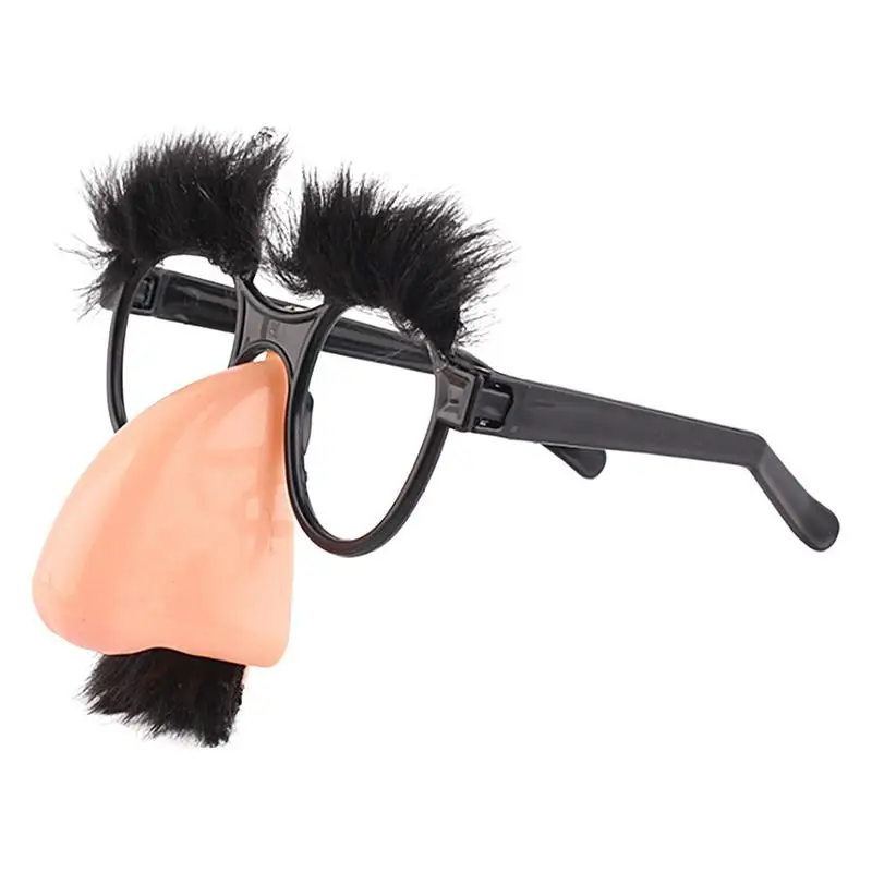 Halloween Disguise Glasses Eyebrow Mustache Funny Nose Glasses Adult Kids Party Favor Big Nose Festival Supplies