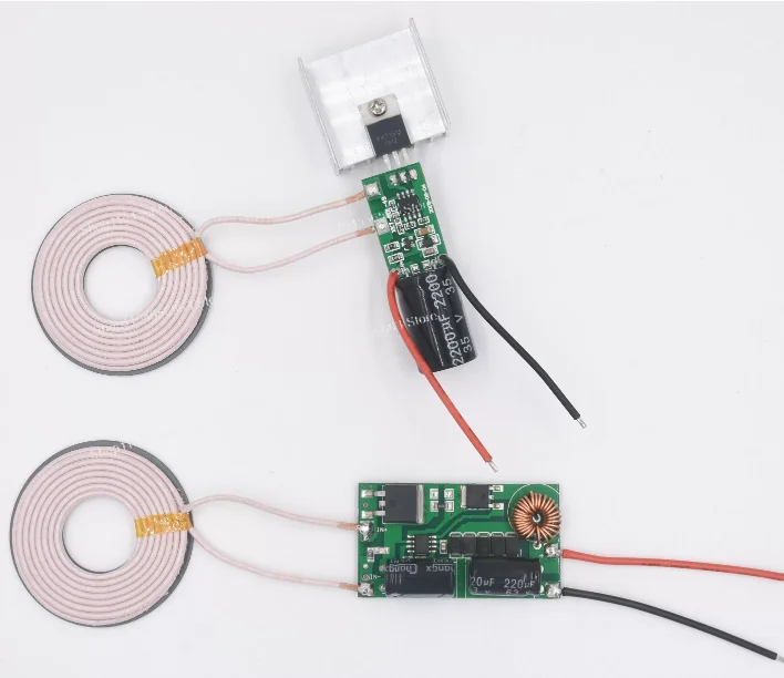 DC 12V 3A High-power Wireless Power Module - Coil Inductive Reception 24V