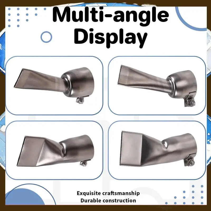 

Essential Welding Tools: 2Pcs Flat Nozzle Pack, 20Mm And 40Mm Stainless Steel, For Hot Air Welders-TFBC