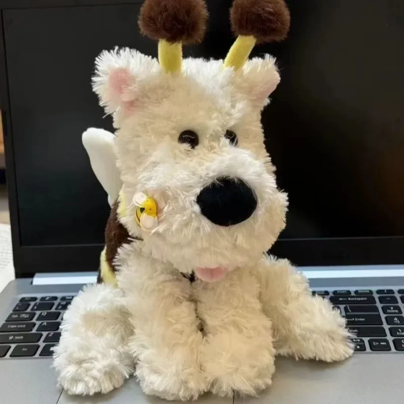 

1pc, simulated electric dog plush electric puppy, bee dog that can sing and wag its tail, funny toy, plush toy dog that barks