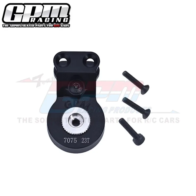 GPM Aluminum 7075 Servo Saver Steering 23T/25T W. Built-In Spring For ARRMA 1/10 Gorgon ARA340192