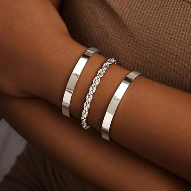 3Pcs Gold-Plated St… - image