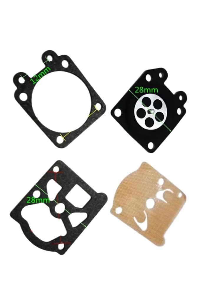1Set Gasket & Diaphragm for WALBRO WA, WT Carburetor Series Chainsaw 3800 5200 4500 5800 45CC 5200 58CC Carb repair kit