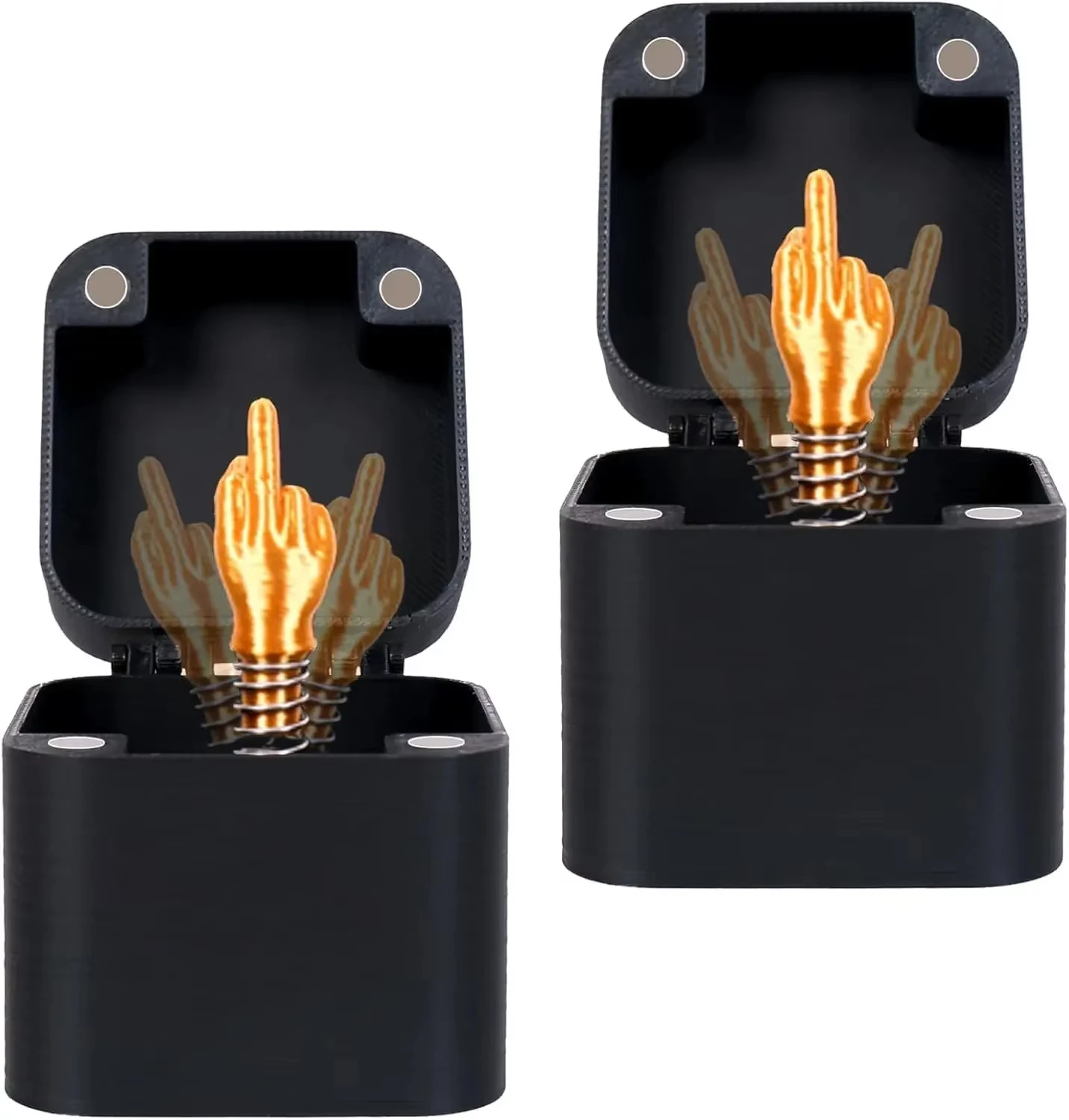 الإصبع الأوسط في صندوق، هدايا الكمامة عيد الميلاد، هدايا مضحكة، هدايا بيضاء للبالغين، هدايا ملتعبة للرجال