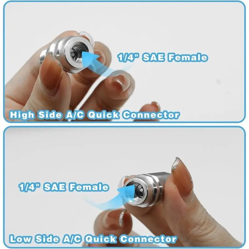 B06B-R12 To For R134a Conversion Kit 1Set Air Conditioning Valve Core For R134A Air Condition Refrigeration System Maintain