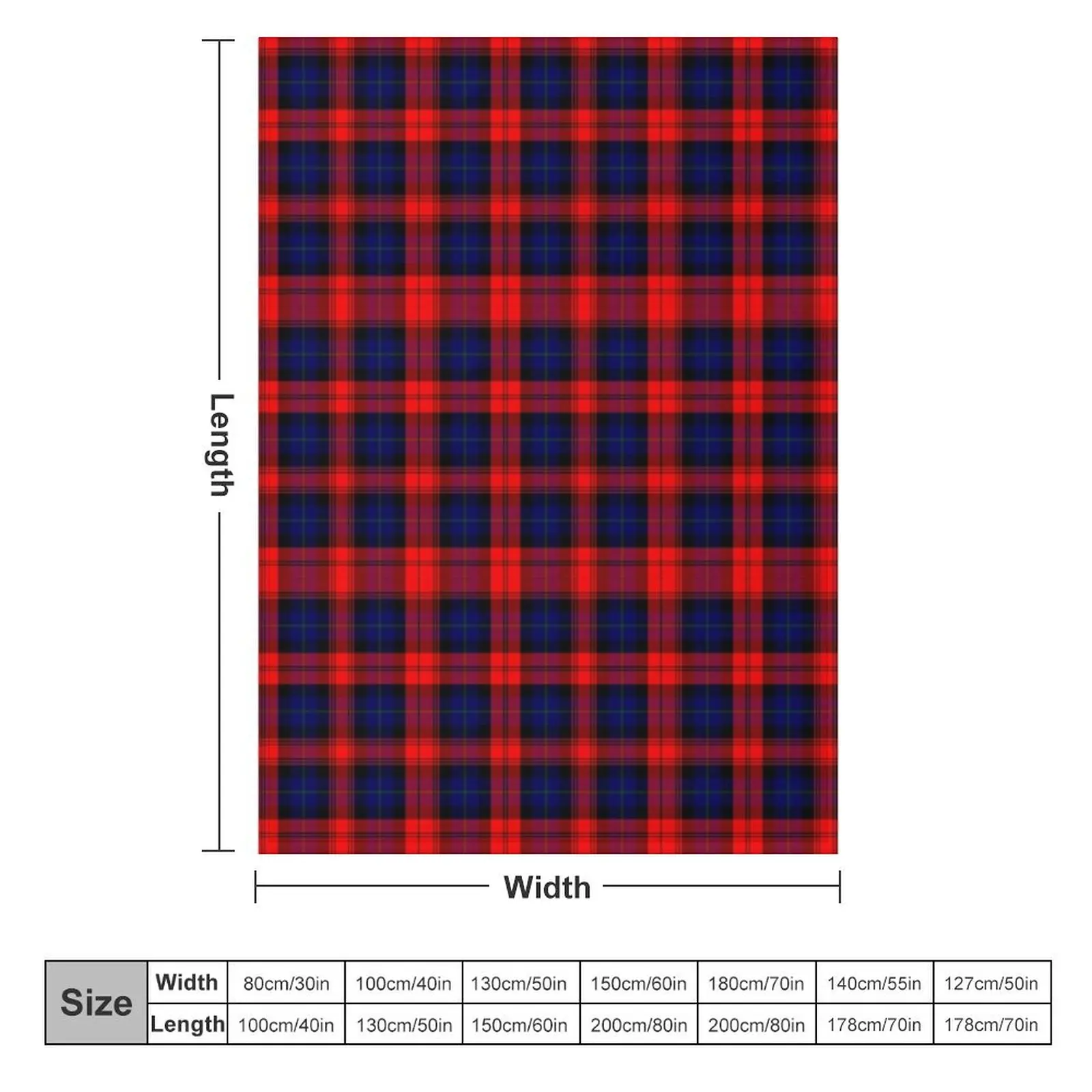 Clan MacLachlan Tartan Throw Blanket Thermal Soft Big Summer Blankets