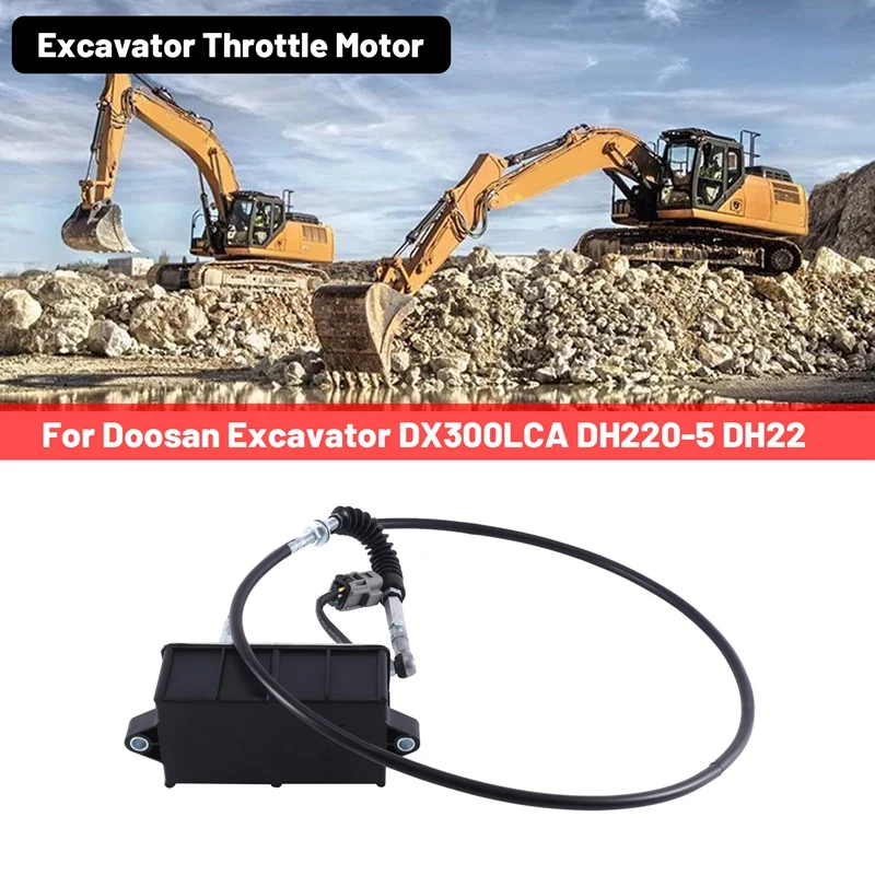 

2325-9014/15 Excavator Throttle Motor Compatible For Doosan Excavator DX300LCA DH220-5 DH22