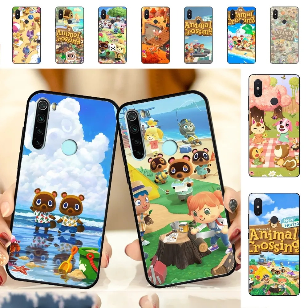 Animal C-Crossing Phone Case For Redmi Note 4 X 5 A 6 7 8 T 9 9S 10 11 11S 11Epro Poco M3 Pro