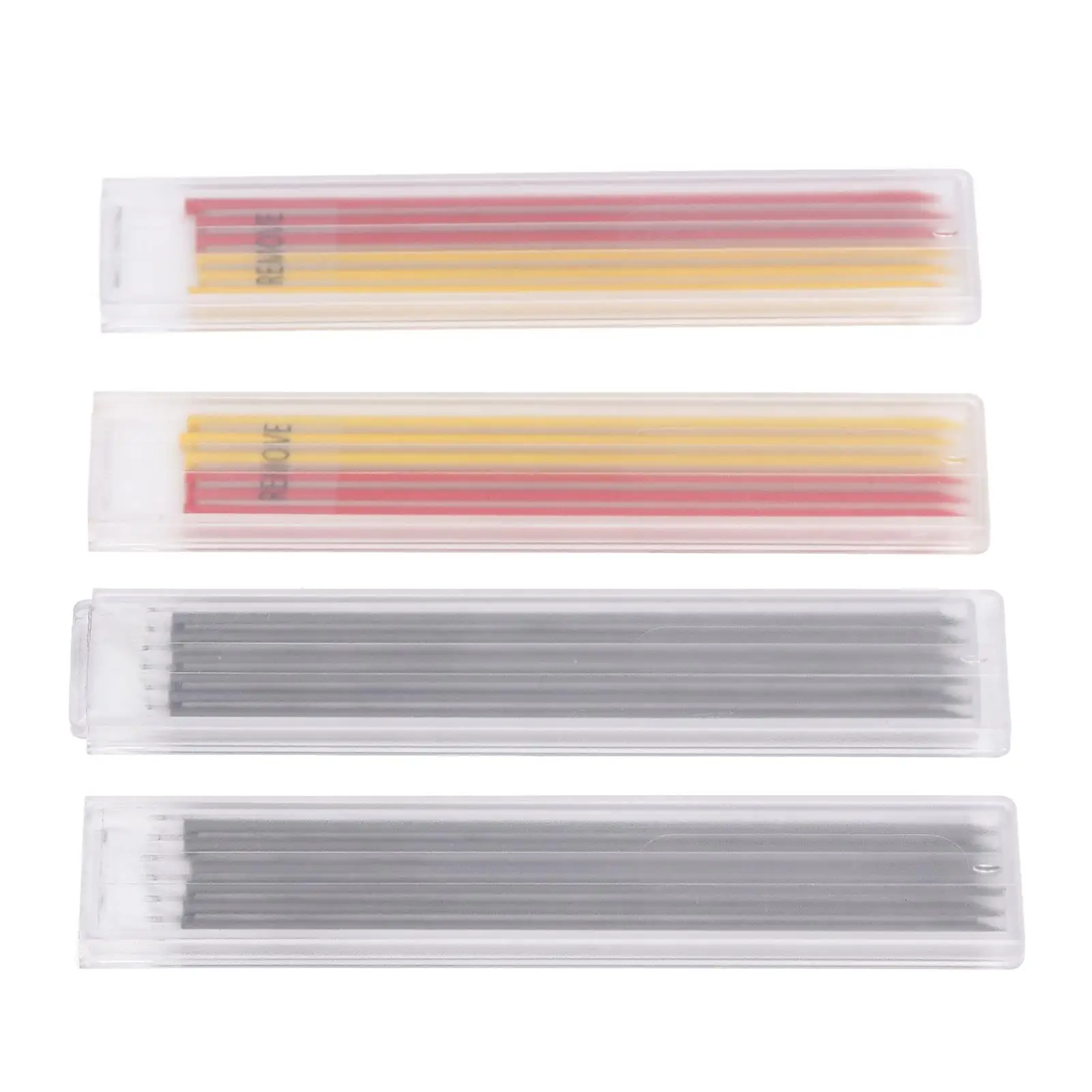 24pcs For woodworking Carpenter Pencil Refill Set Red Yellow Black Marking Tool Kit