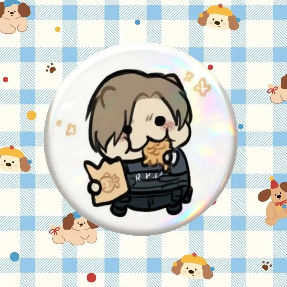 Game Cool A-Resident Evil-S   Badge Tinplate Meme Round Brooch for Hat Bag Creative Lapel Jewelry Accessories Gifts