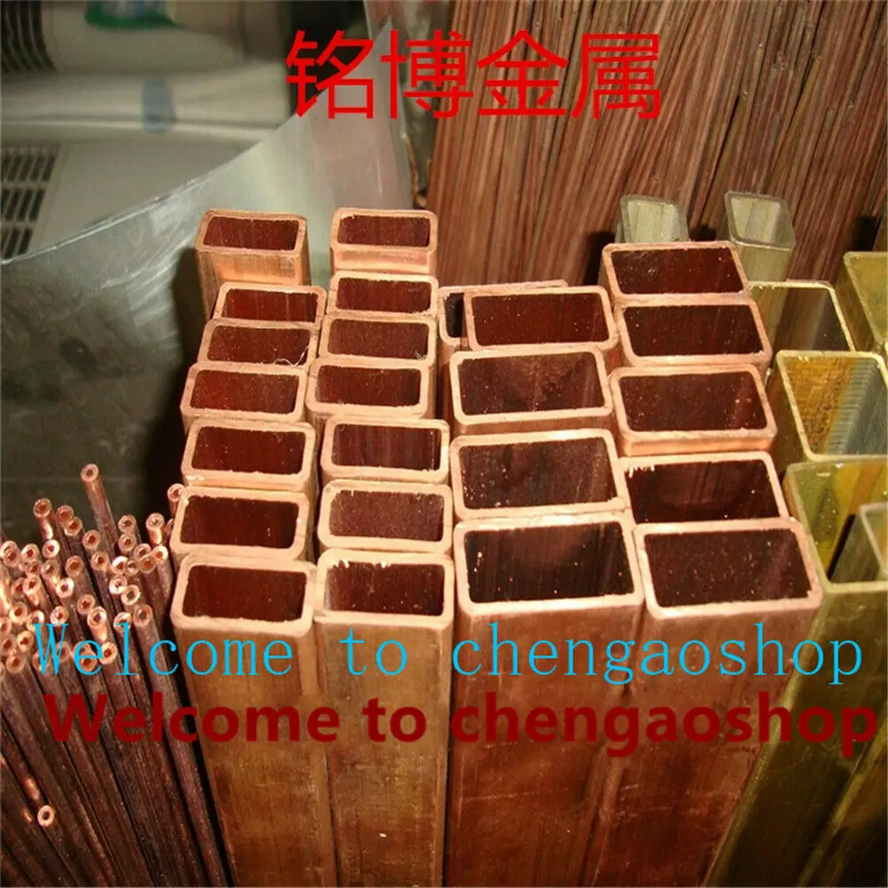 

2pcs Copper Square Tube pipe 4mm x 4mm x 1mm Wall x 500mm long #T22k1 YS