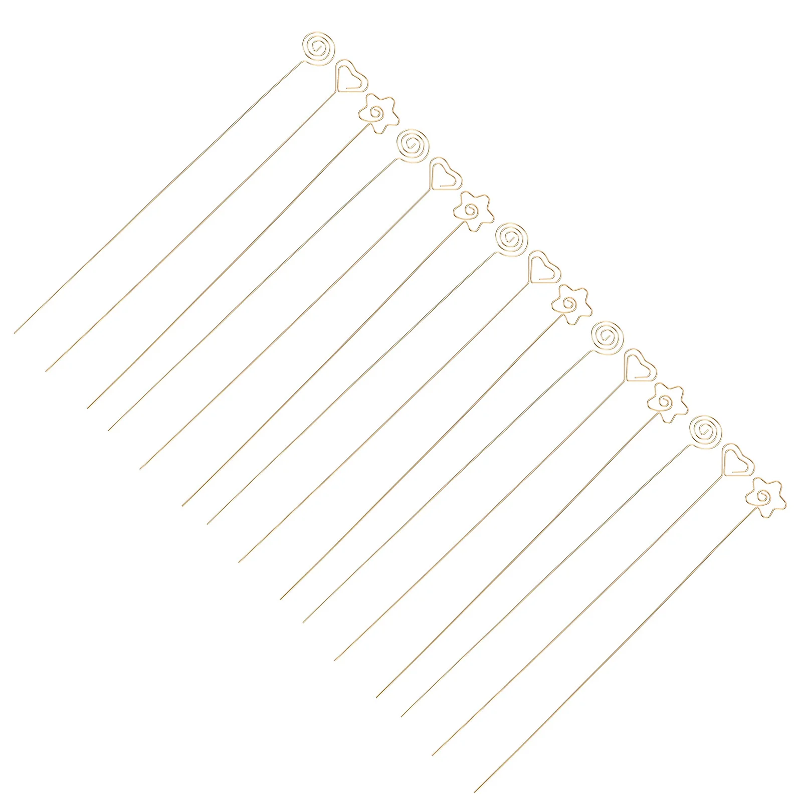 30개 금속 카드 클립 세트 꽃꽂이 액세서리 DIY 부케 픽 홀더 스틸 플로럴 카드 홀더 파티 장식