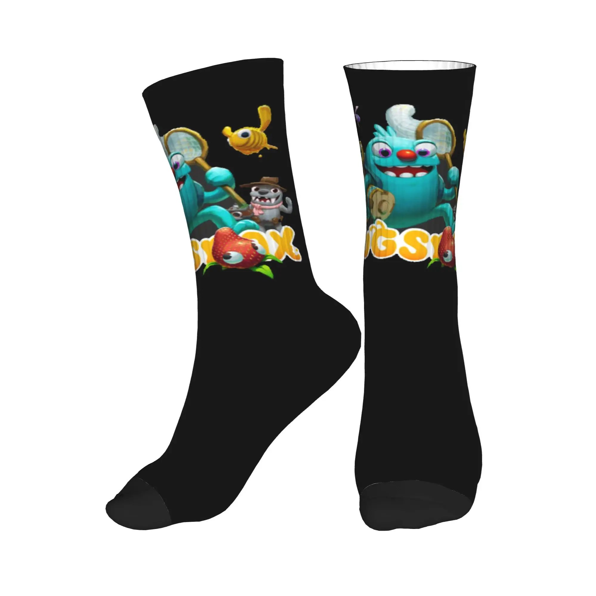 

All Seasons Bugsnax Sport Middle Tube Socks Super Soft Crew Socks Hip Hop Stockings for Men Women