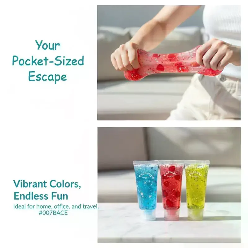 Toothpaste Tube  Toy Crystal Filler Sensory Toys Anti-Stress Ball Sensory Kids Adults Party Favor Gift