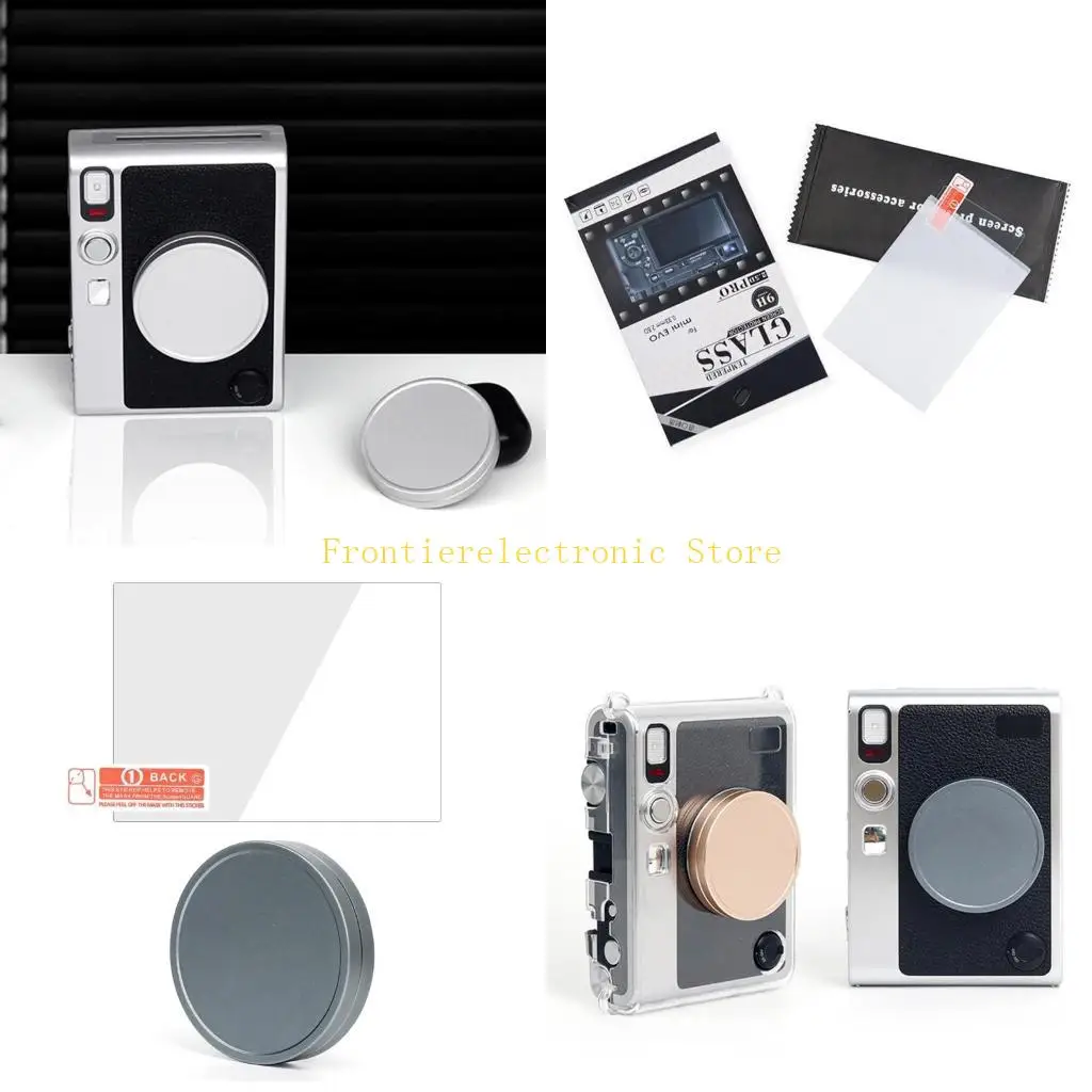 

G8DB качественная обложка для обложки Shatterprensy Screen Guard Film for Evo Cameras Lens Caps