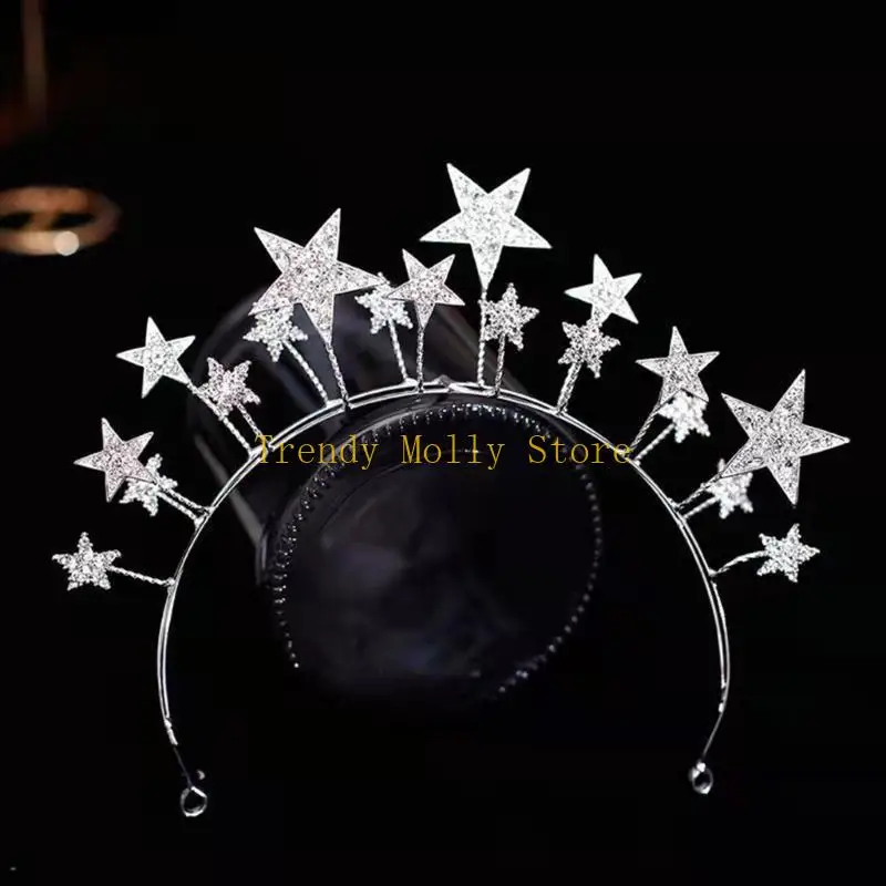 

N5KB Women Bachelorette Party Headband Music Festival Decorative Headdress Cos-play Costume Carnival Female Heads Accessories