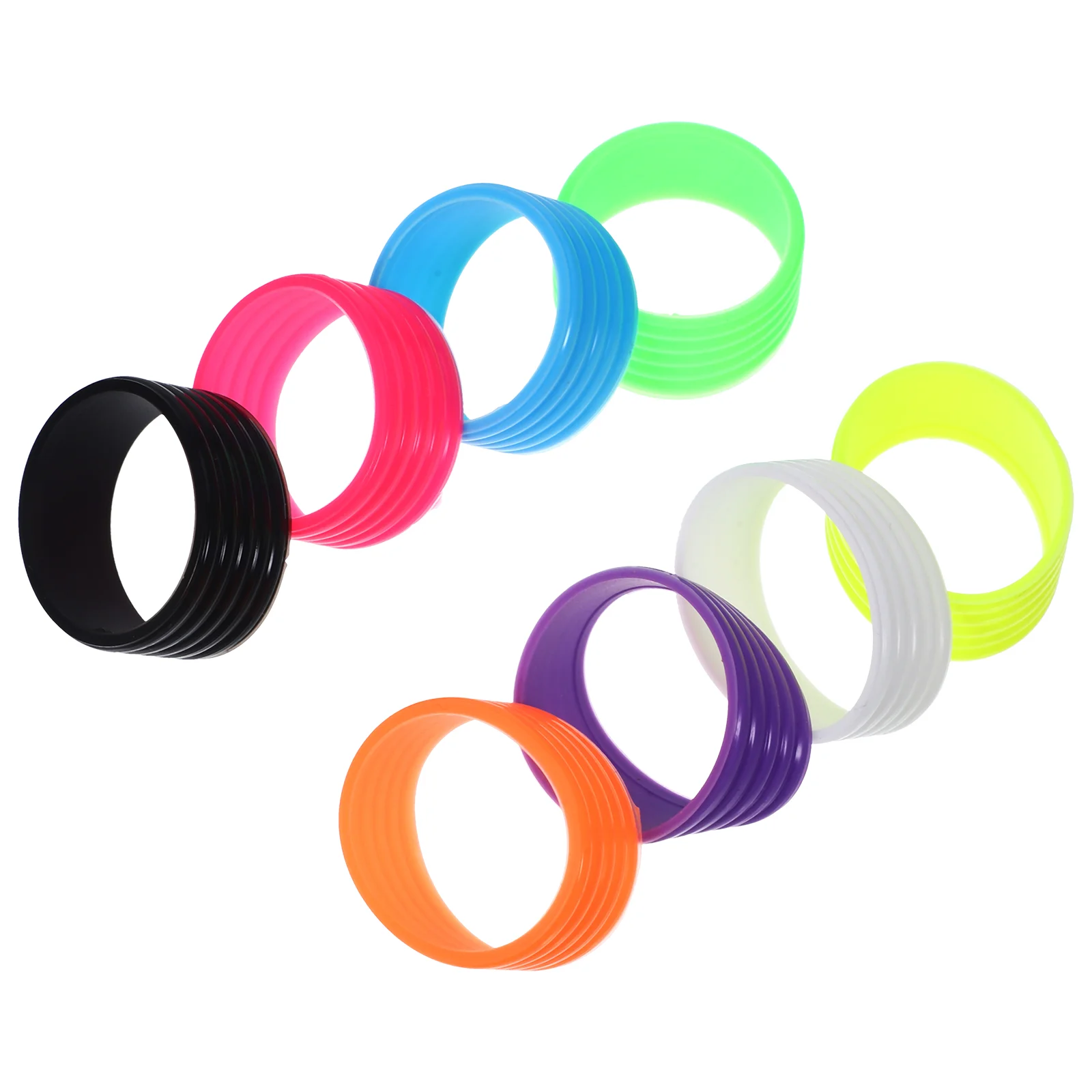 

8 Pcs Racket Anti-slip Ring Tennis Rackets Small Overgrip Protector Silica Gel Silicone Grips