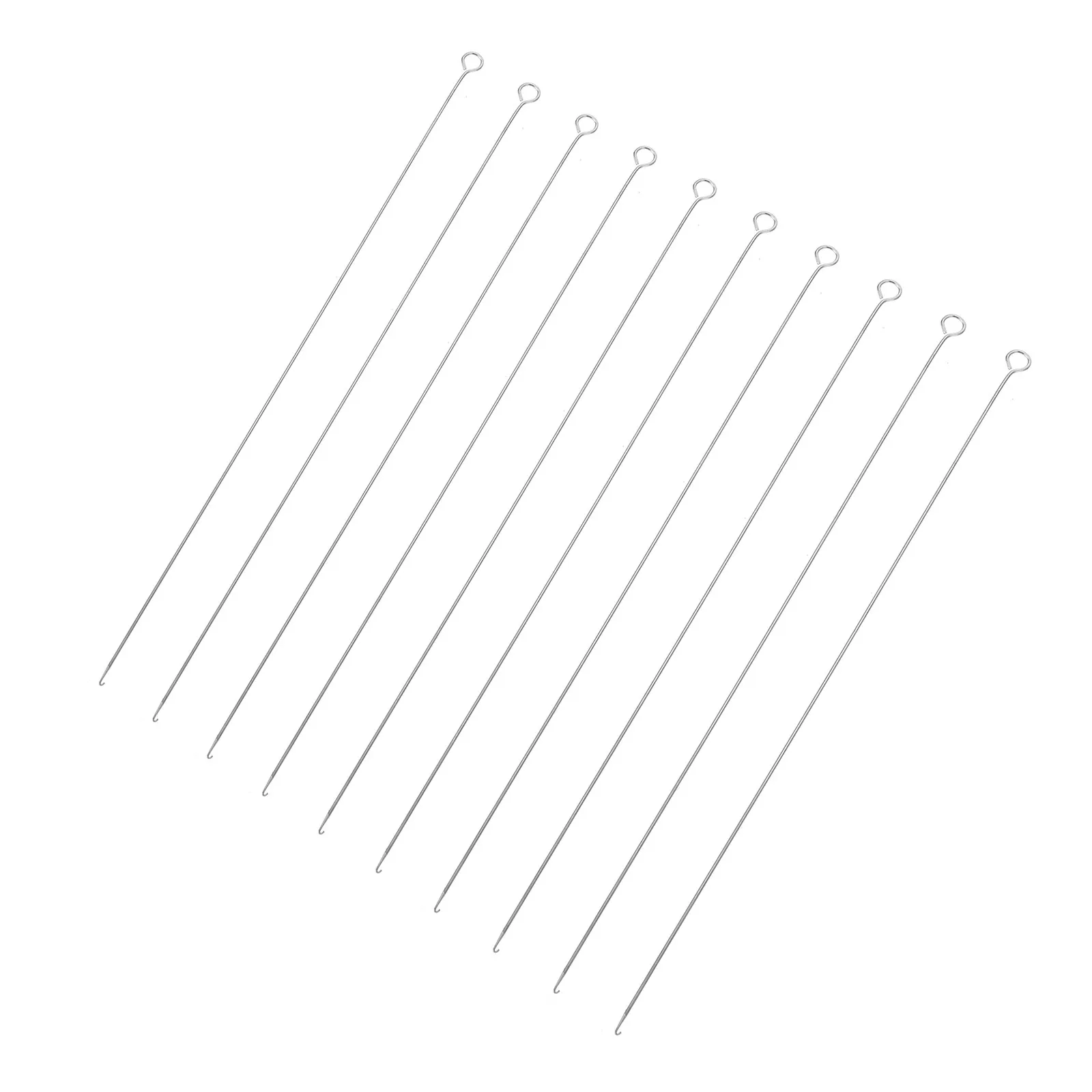 

10Pcs Beaded Tools Stainless Steel Needles Thin Hook Head DIY Beading Tool for Fast Bead Stringing Supplies Beaded Tools