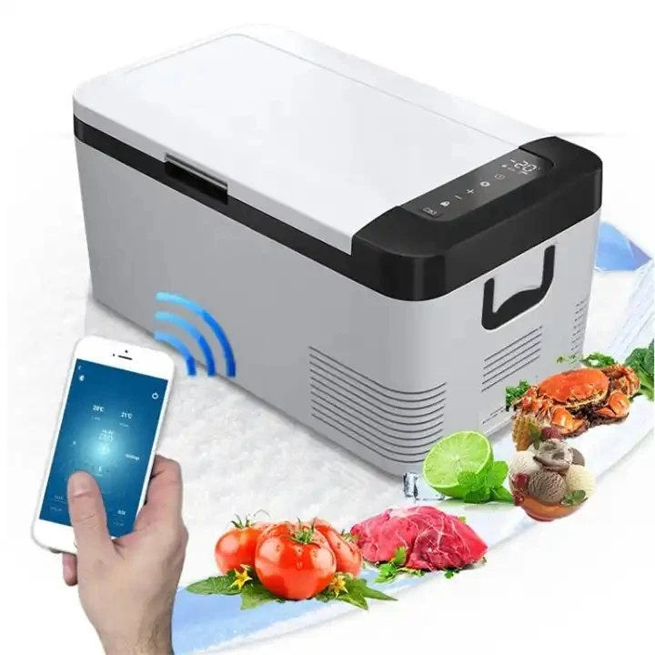 Hot Selling 18L Car Refrigerator DC 12V Car Fridge Mini Freezer with USB and Light for Car