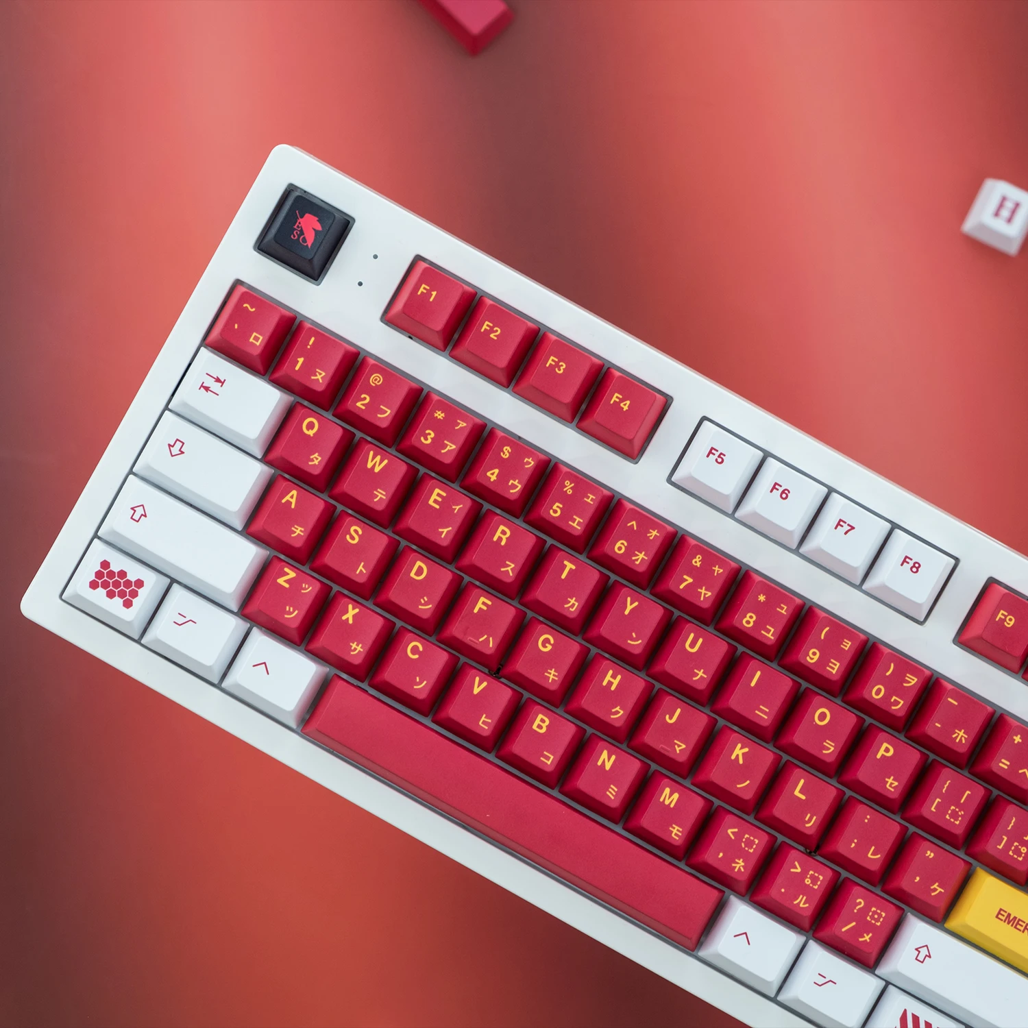 Imagem -05 - Teclado Mecânico Keycaps Gmk Machine Asuka Keycaps Pbt Sublimação Dye Cherry mx Switch 129 Chaves