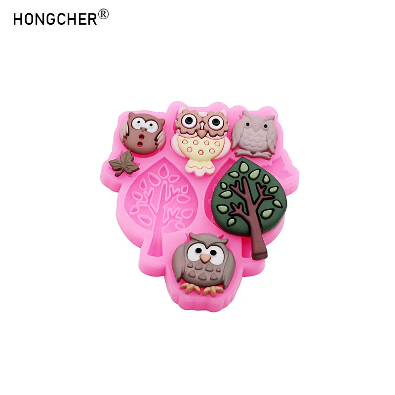 Eulen-Ei Silikonform für Küchen-Backwerkzeuge, Schokolade, Kekse, DIY Harz-Schmuck und Zubehörherstellung