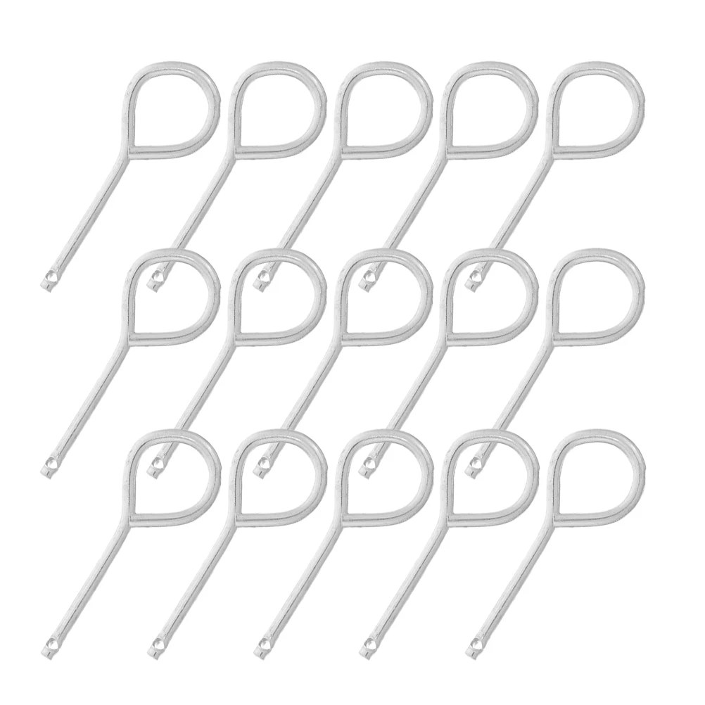 

30pcs Fire Extinguisher Pull Pins Set Stainless Steel Latch H held Extinguishers Safety Supplies Metal Lock Pins