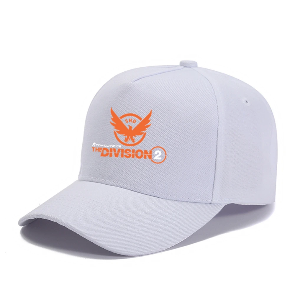 The Division 2 Baseball Cap Tom Clancy\'s SHD PS4 PC Game XBOX  Hip Hop Hats Snapback Caps Casual Travel Outdoor Sun Hats