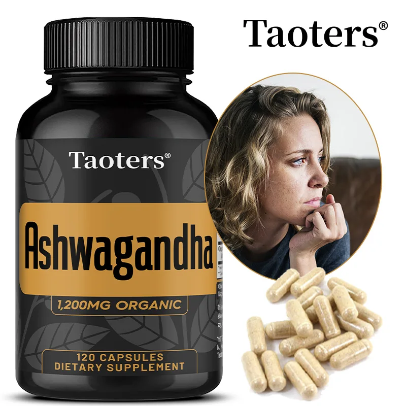 

Taoters Ashwagandha - Stress Support, Natural Energy Supplement , Natural Mood Regulator, and Focus Booster Properties