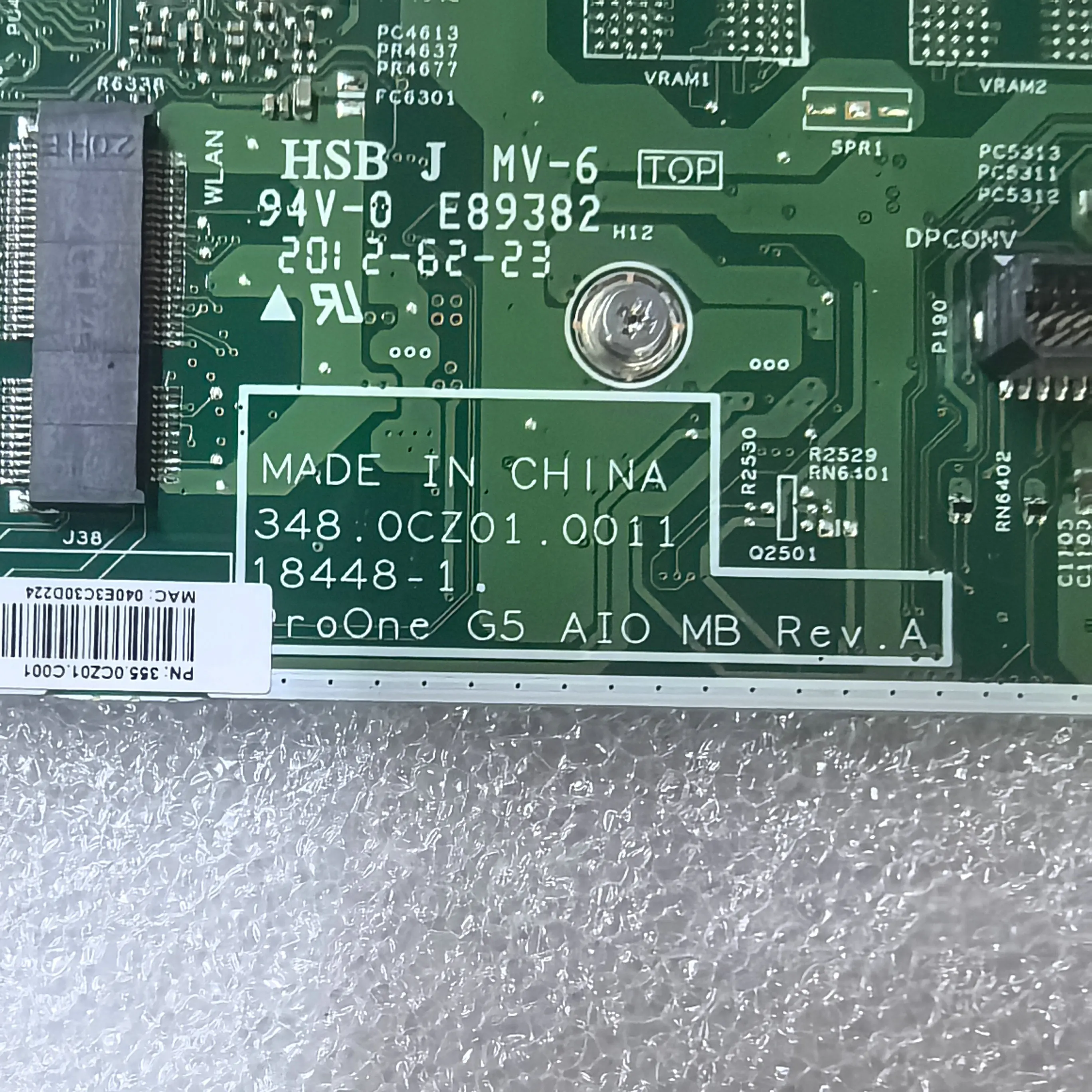 B=For L49682-001  HP Pro One 600 G5 All-in-one Motherboard L68276-001 L68276-601 18448-1 DDR4 Mainboard