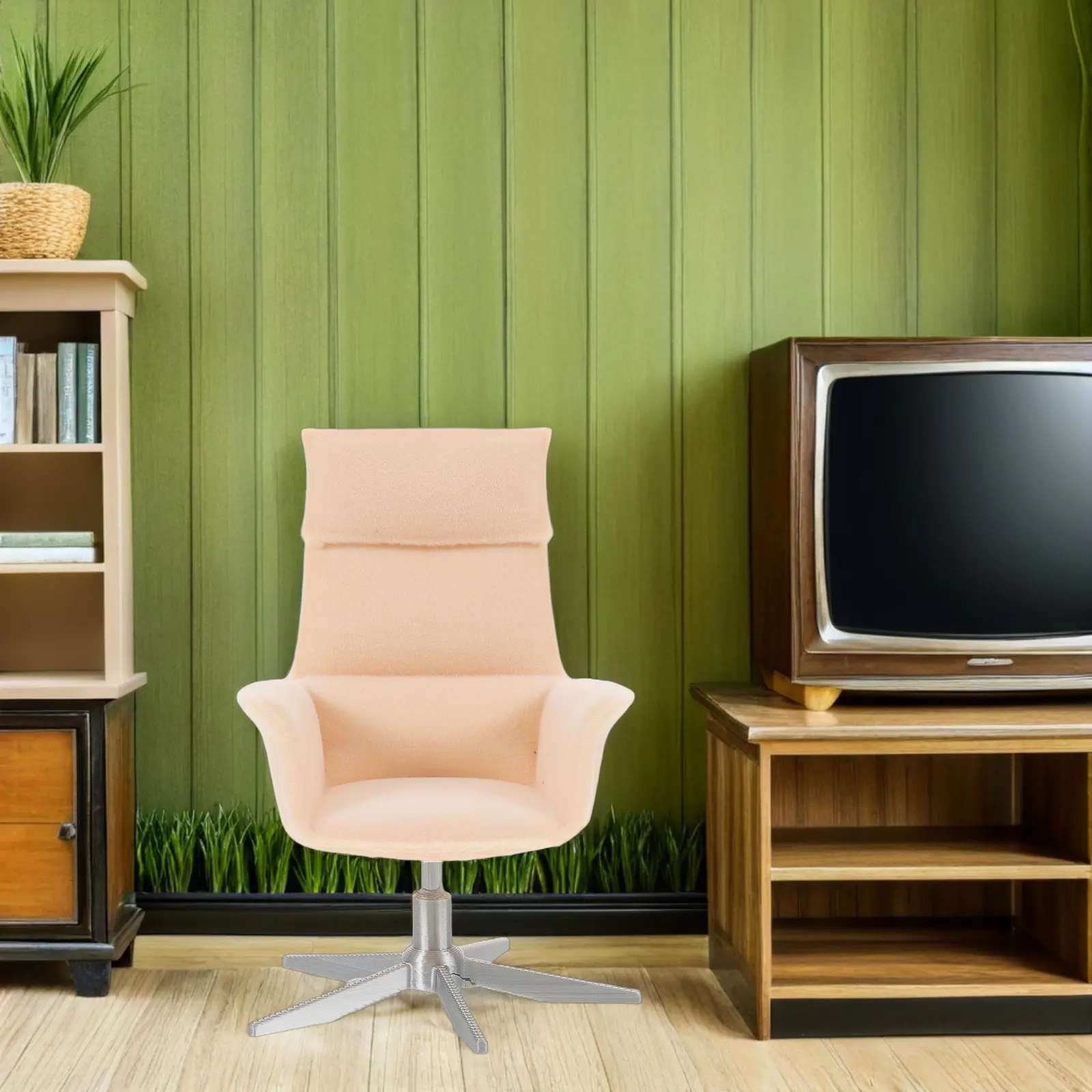 

Miniature Office For Dollhouse Simulation Realistic Small House Furniture Diy Decor Craft Chair For Dollhouses Playset