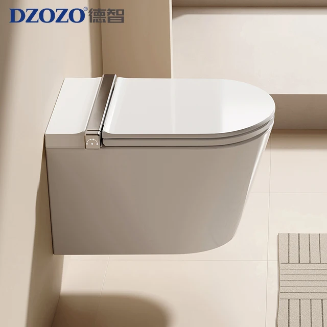 S005 Light Smart Wall-Hung Smart Toilet with Sensor Heating APP Control Automatic Flush Elongated Smart Toilet Bowl Seat - Image 5