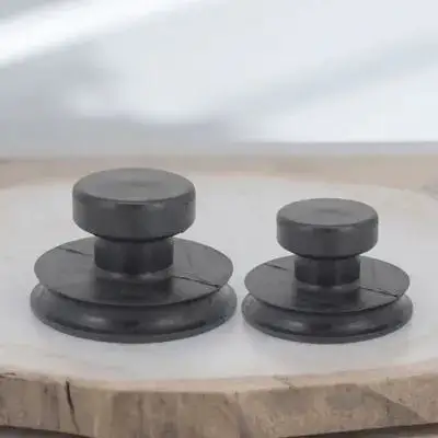 2 قطعة أدوات شفط الغناء مقبض مطاطي لوعاء الصوت رفع الناقل التأمل اكسسوارات السلطانية رافع مقبض