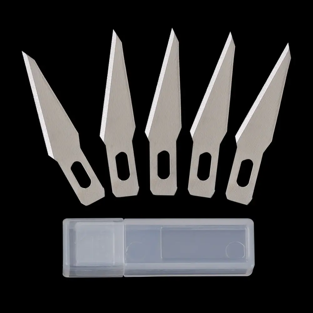 5pcs/set for Mobile Phone Engraving Hand Tools PCB Repair 10pcs Blades Cutter Craft Knives Scalpel Knife Parts