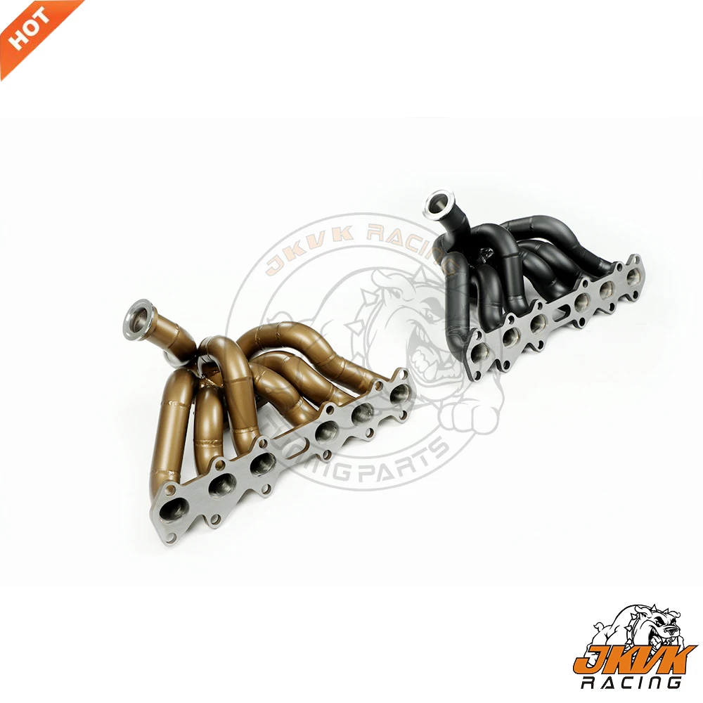 JKVK RACING Ceramic Coating SS304 3mm Steam Pipe T3  Manifold Supra 2JZGTE 2JZ-GTE 2jz 1993-1998