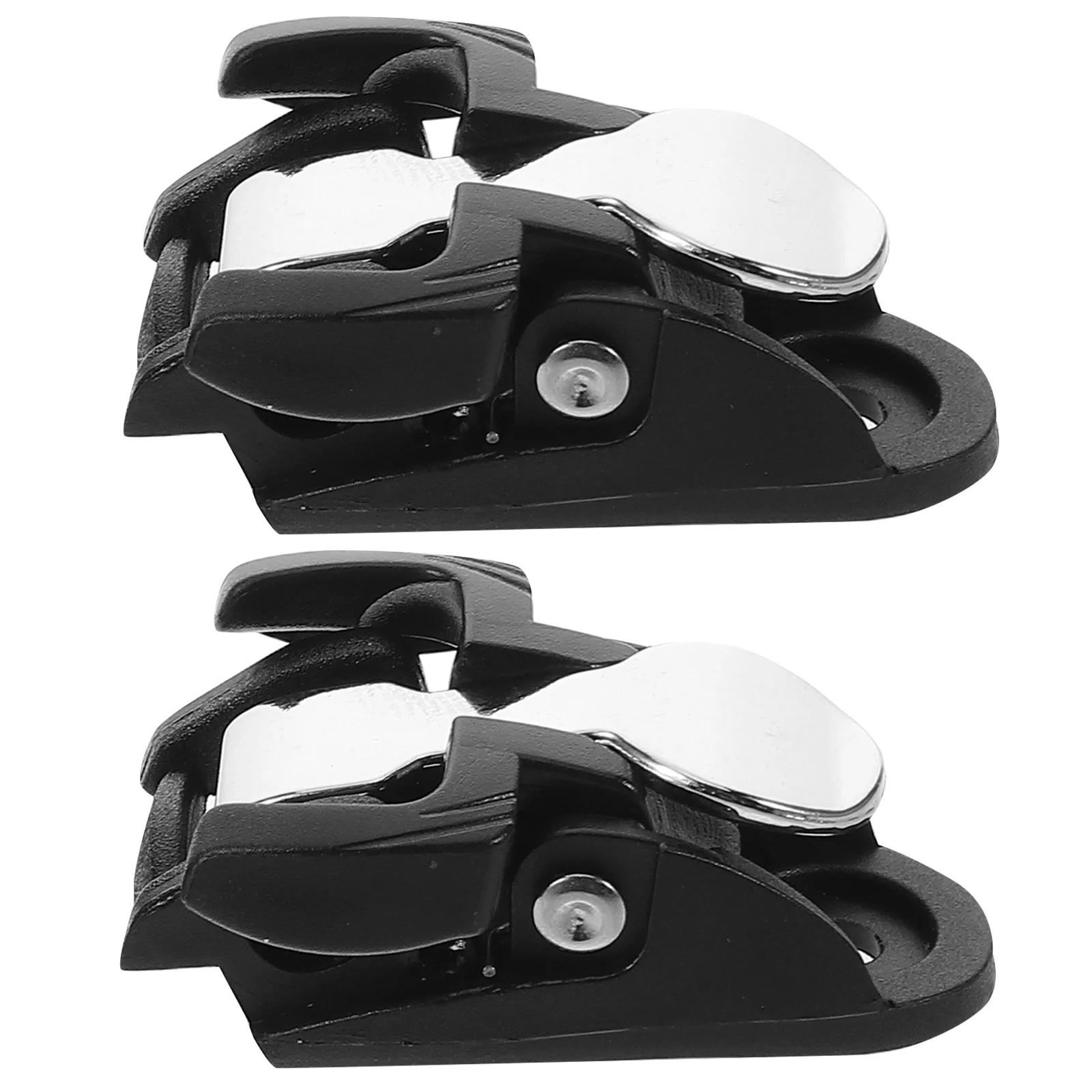 

Inline Skate Accessories Black Stainless Steel Replacement Buckles Roller Skates Adjustable Secure Fit Universal Parts Clasp