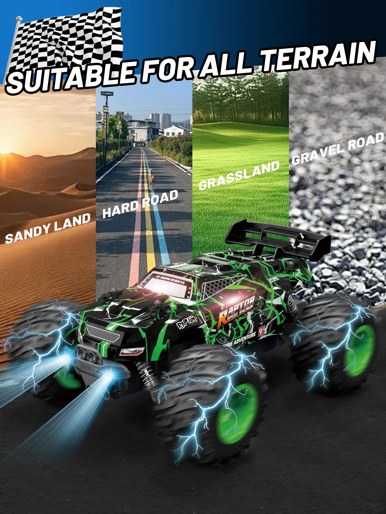 Camion monstre RC 2WD, voiture - Kids Toys Cycle avis et prix