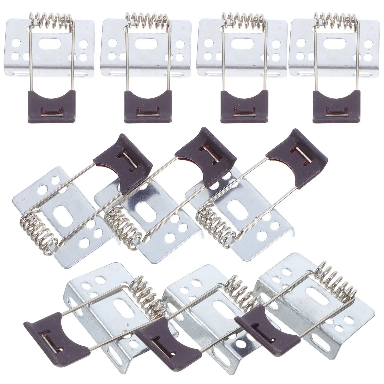 10Pcs Metal Spring Clip Holder Spring Clips For Ceiling Lights For Electrician Recessed Mounting L-shaped Downlight