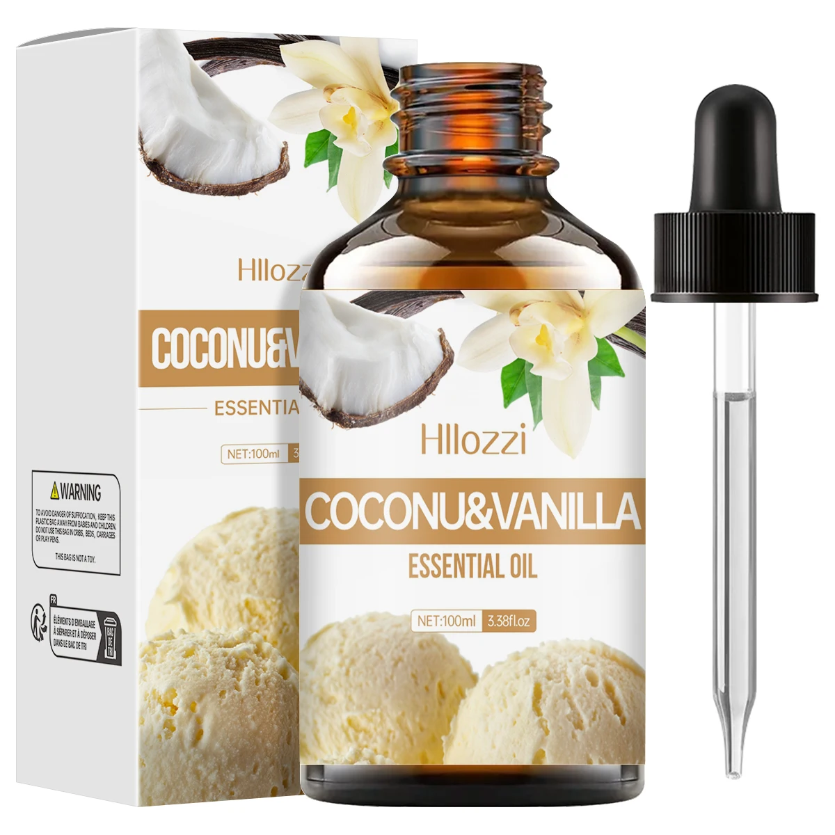 

Coconut Vanilla Essential Oil is nourishing, moisturizing and refreshing, perfect for body massage treatments and hair care.