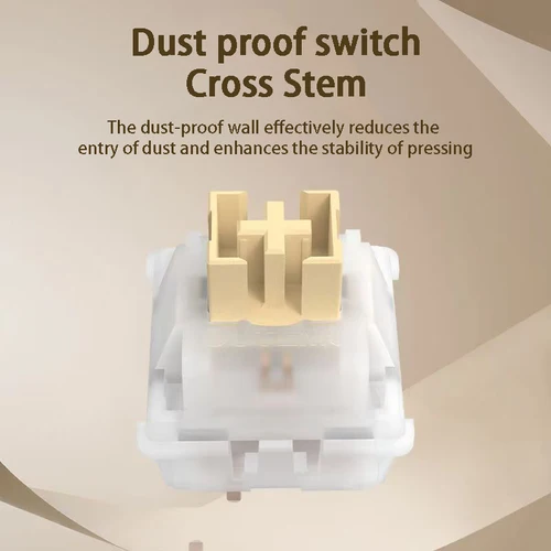 Imagen 2 del producto Outemu-interruptores silenciosos de Jade amarillo, teclado mecánico personalizado táctil HP de 5 pines, interruptor MX silencioso, prelubricado para juegos y oficina