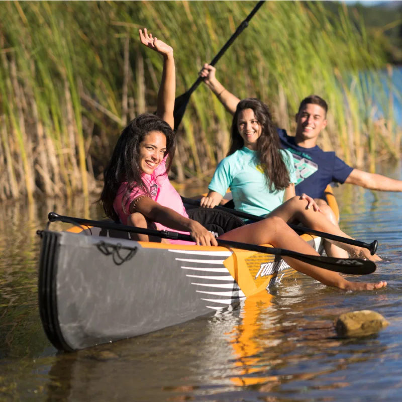TOMAHAWK AIR C Inflatable Boat Kayak 3 Person 7cm Drop Stitch 3 Air Chambers PVC Hull Drifting Raft 260kg Load
