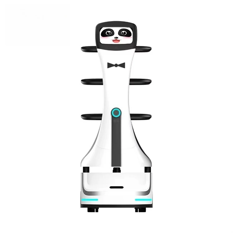 Renhuan Smart Service Robots Waiter Robot Commercial Retail Server Food Delivery Robot Auto Avoidance Navigation