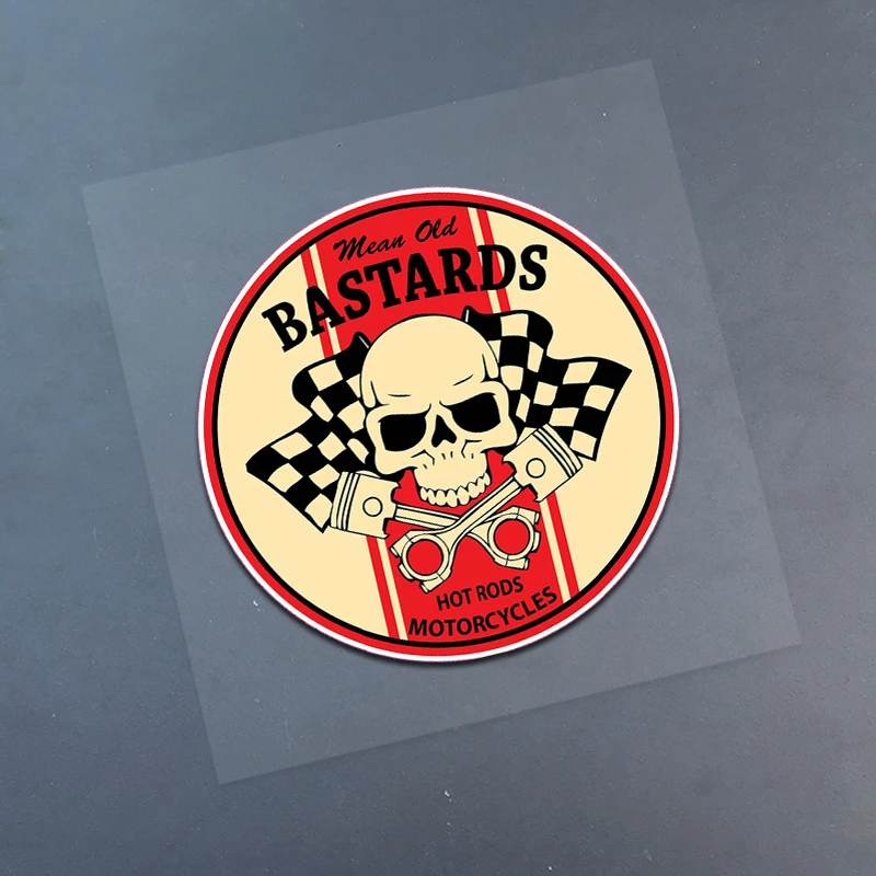 

Personality Mean Old Bastard Car Stickers Waterproof Cover Scratch Motorcycle Vinyl Decals JDM Bike Offroad Car Decoration