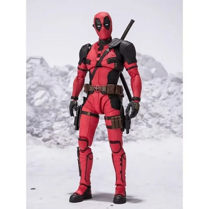 S.H.Figuarts Spot Marvel Deadpool 3 Deadpool 및 Wolverine Little Cheap Uncle Wolf 액션 피규어 영화 버전 모델 장식품 장난감