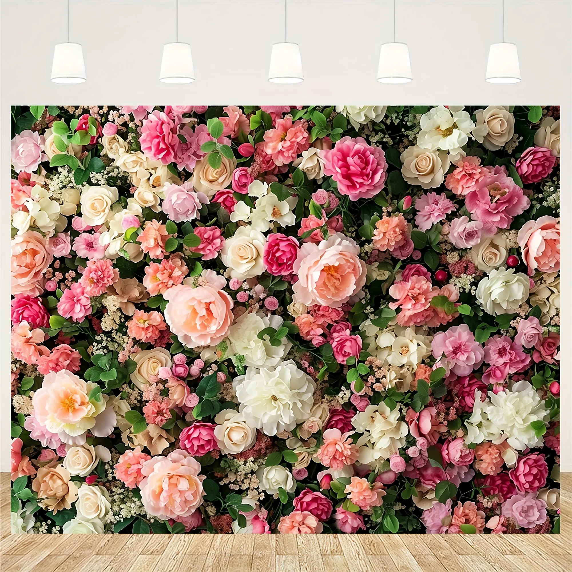 Frühlingsblumen-Rosenhintergrund, Geschenk für die Hochzeit, Braut, Party, Valentinstag, Party-Dekoration
