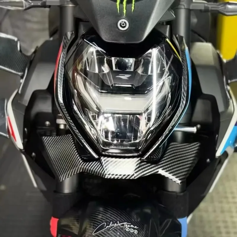 

2025 New Style For S1000R 2021-2024 M1000R 100r Spoiler Wing Fairing Front Lip Fixed Side Wing Motorcycling Accessories Part