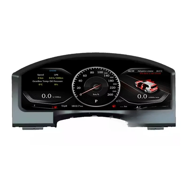 Latest Original Car Cockpit Panel Instrument Digital Cluster for 2008-2020 Car LCD Digital Dashboard